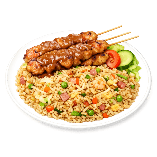 Nasi Met Saté